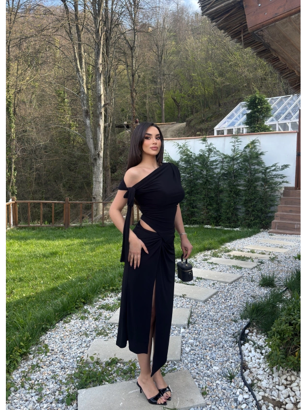 Siyah Sandy Tasarım Etek Takım