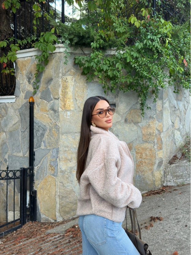 Bej Wellsoft Oversize Polar
