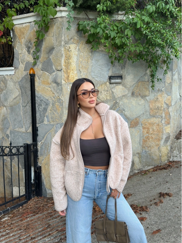 Bej Wellsoft Oversize Polar