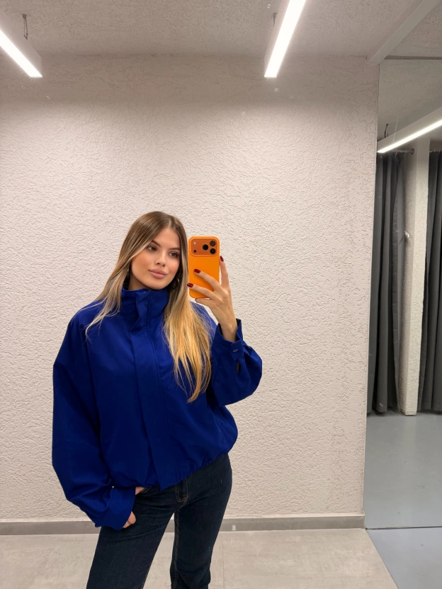 Saks Mavisi Bomber Trençkot