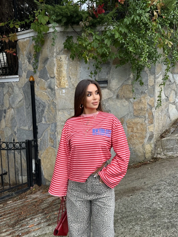 New York Baskılı Brshk Sweatshırt