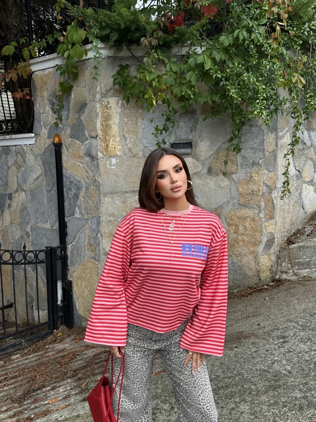 New York Baskılı Brshk Sweatshırt