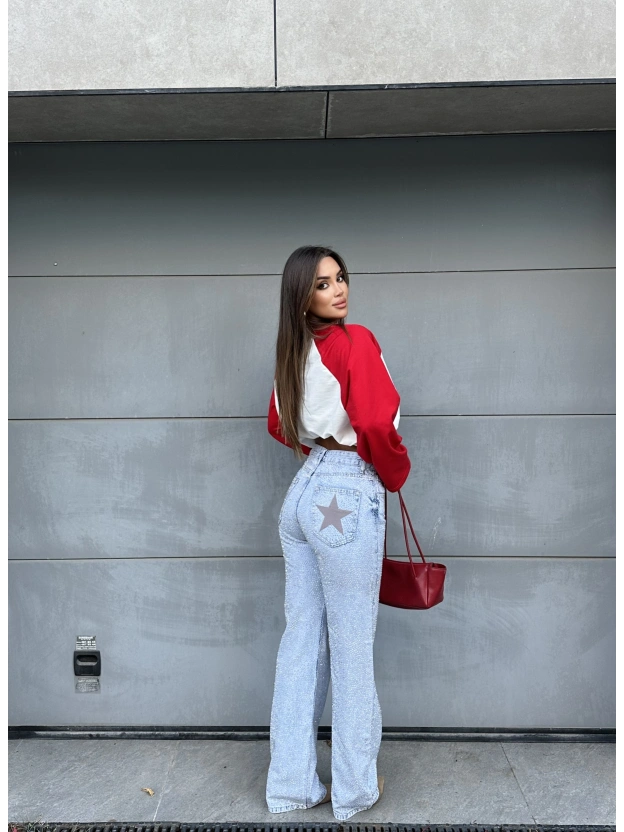 Star Full Taşlı Jean