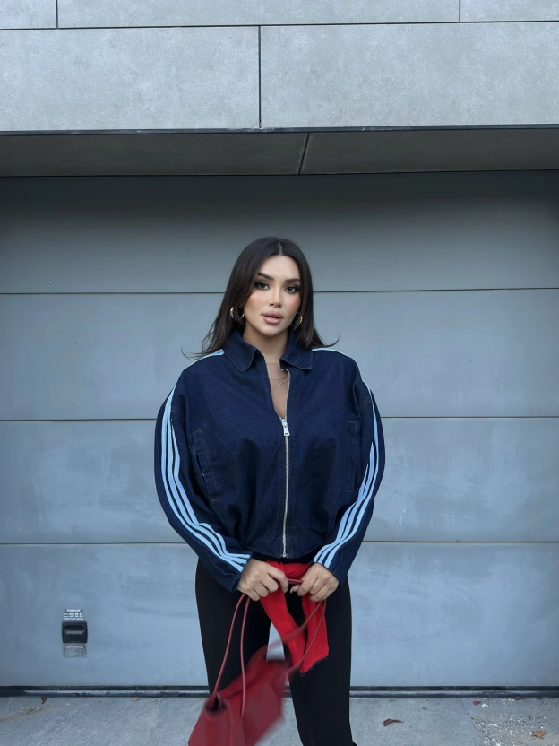 Raw Üç Çizgi Bomber Ceket