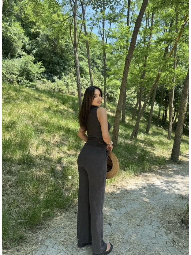 Antrasit Omuz Detay Alt Üst Takım