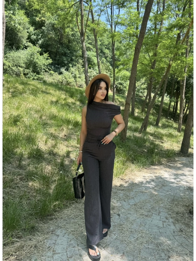 Antrasit Omuz Detay Alt Üst Takım