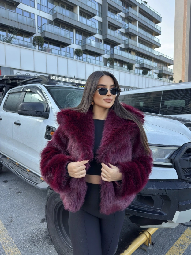Bordo Premium Kürk