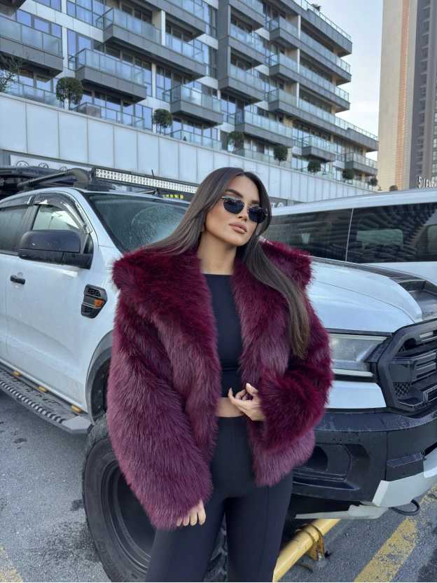 Bordo Premium Kürk