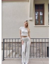 Beyaz Basic Bürümcük Alt Üst Takım