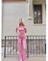 Pembe Basic Bürümcük Alt Üst Takım