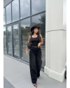 Füme Tokalı Baggy Jean