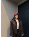 Kahverengi Oversize Peluş Mont