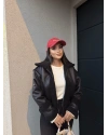 Siyah Oversize Peluş Mont