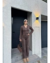 Kahverengi Zra Model Hırka Takım