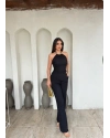 Siyah Boyun Aksesuarlı Alt Üst Takım