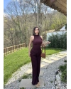 Bordo Asimetrik Bürümcük Takım