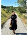 Siyah Korseli Gömlek Elbise