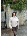Bej Zra Model Kaşe Mont