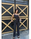Antrasit Tek Omuz Asimetrik Takım