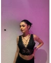 Siyah Dantelli Bralet