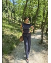 Lacivert Omuz Detay Alt Üst Takım