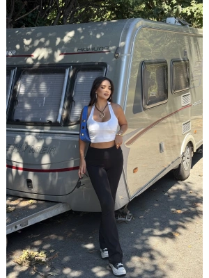 Siyah Brshk Tayt Pantolon