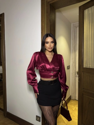 Siyah Kemerli Şort Etek