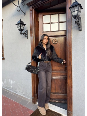 Kahverengi Pensli Boyfriends Jeans