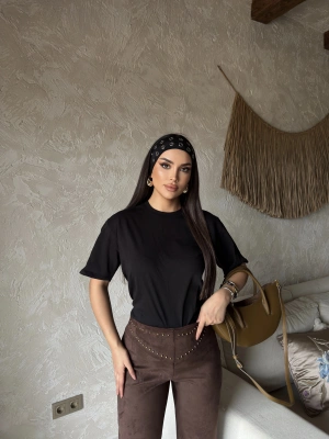 Siyah Oversize Basic Tshirt