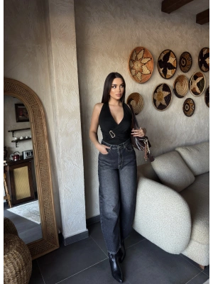 Füme Barrel Fit Pantolon