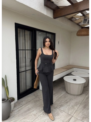 Antrasit Toka Detay Volanlı Takım