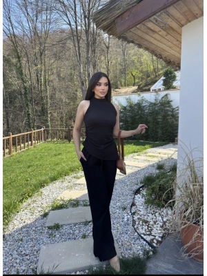 Siyah Asimetrik Bürümcük Takım