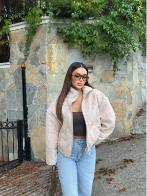 Bej Wellsoft Oversize Polar