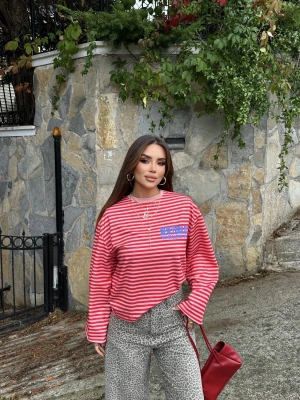 New York Baskılı Brshk Sweatshırt