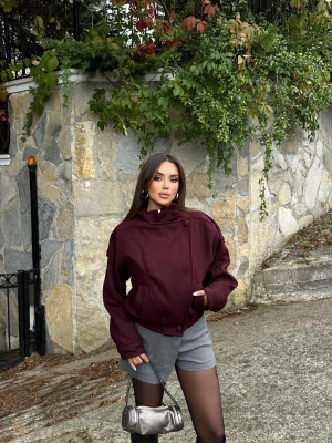 Mürdüm Zra Model Kaşe Mont