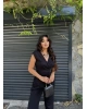 Siyah Tokalı Kruvaze Yaka Takım