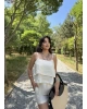 Taş Askılı Bluz Şort Takım