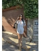 Beyaz Keten Gömlek Takım