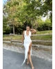 Beyaz Deniz Yıldızı Aksesuar Bodysuit Ve Etek Takım