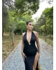 Siyah Deniz Yıldızı Aksesuar Bodysuit Ve Etek Takım