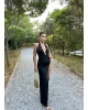 Siyah Deniz Yıldızı Aksesuar Bodysuit Ve Etek Takım