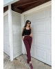 Bordo 3 İplik Jogger Eşofman Altı
