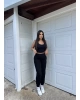 Siyah 3 İplik Jogger Eşofman Altı