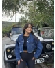 Mavi Crop Ceket