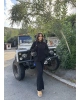 Siyah Oversize Triko Alt Üst Takım