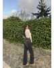 Füme Wide Leg Pantolon