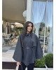 Antrasit Kemerli Kaşe Panço