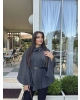 Antrasit Kemerli Kaşe Panço