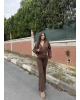 Kahverengi Zra Model Eşofman Takımı