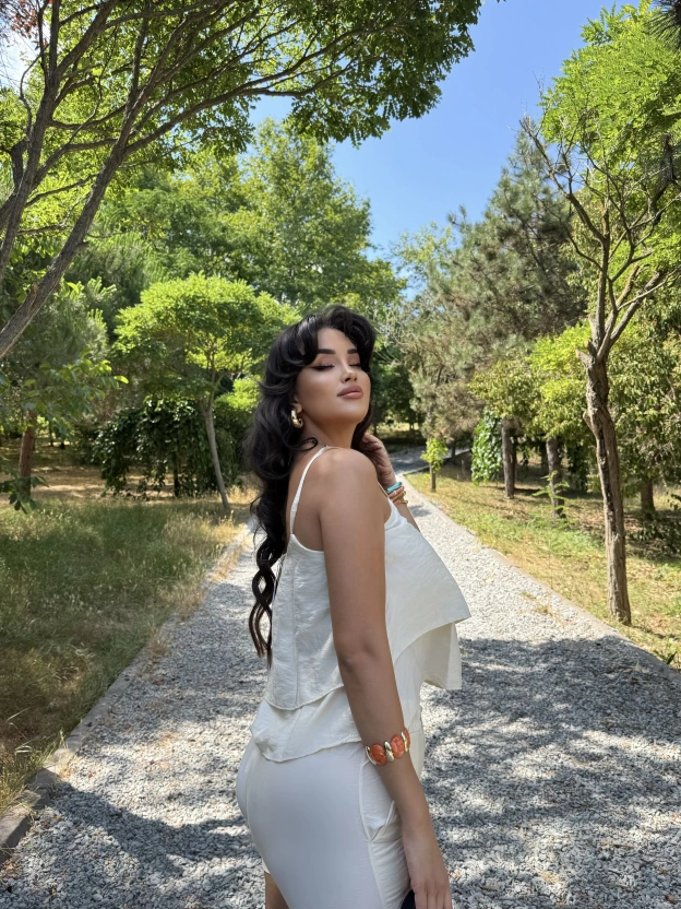 Taş Askılı Bluz Şort Takım